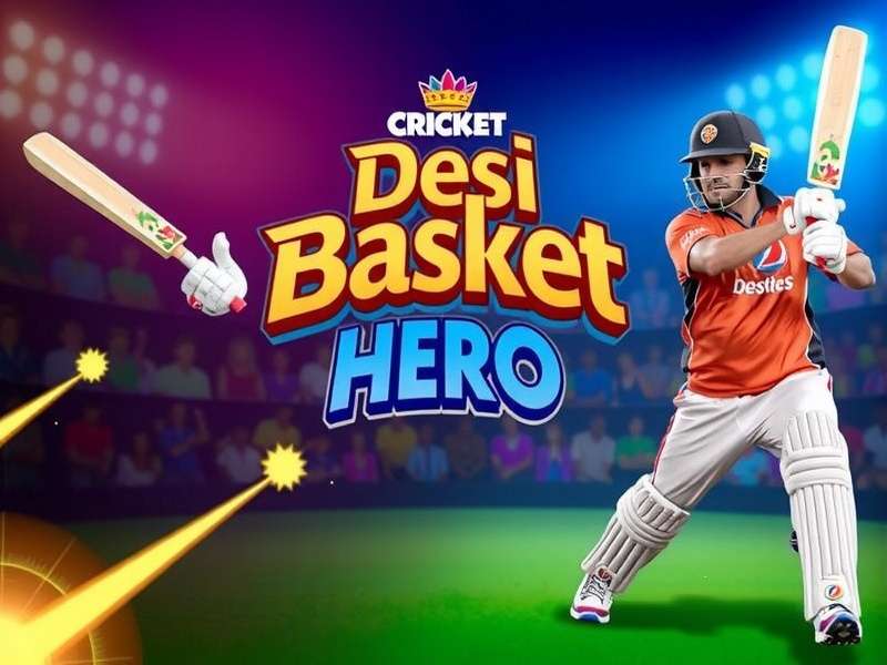 Desi Basket Cricket Hero Main Screen